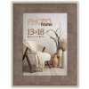 Cornice ZEP Colmar Brown 20x30 cm in polistirolo con supporto a muro