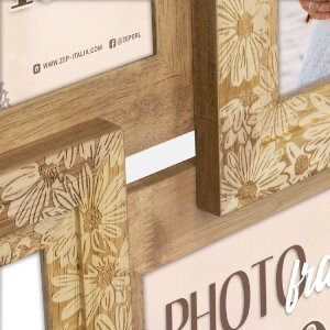 ZEP Gallery Cornice Arezzo Wood Brown per 3 foto 10x15 cm 1 foto 15x20 cm