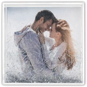 ZEP cornice scuotente glitter 10x10 cm