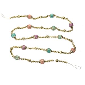 Clayre & Eef ghirlanda natalizia oro 180 cm ferro...