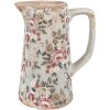 Caraffa decorativa Clayre & Eef Caraffa in stile country Grigio Rosa 16x11x20 cm