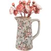 Caraffa decorativa Clayre & Eef Caraffa in stile country Grigio Rosa 16x11x20 cm