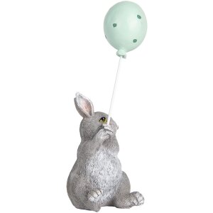 Clayre & Eef Coniglio decorativo con palloncino...