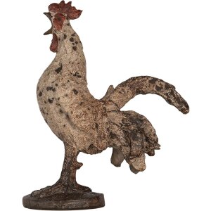 Clayre & Eef 6PR5481 Gallo decorativo Beige Brown...