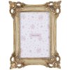 Clayre & Eef 2F1204 Portafoto Oro 16x3x21 cm 10x15 cm Barocco