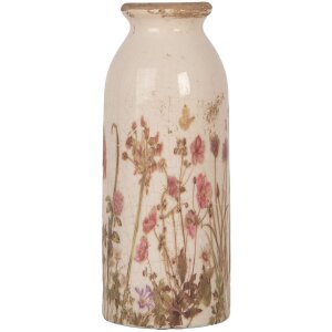 Clayre & Eef 6CE2029 Vaso in ceramica Beige Rosa...