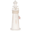 Clayre & Eef 6H2409 Faro decorativo bianco Ø 10x30 cm Stile country
