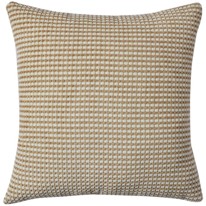 Clayre & Eef KT021.398 Copricuscino 45x45 cm Marrone Bianco
