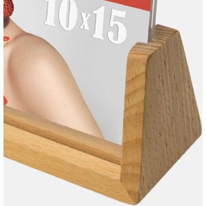 ZEP Cornice in acrilico Virginia Base in legno naturale...