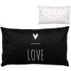 Clayre & Eef BHS36-1 Copricuscino 30x50 cm Nero Bianco