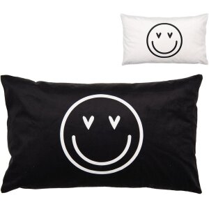 Clayre & Eef BHS36-3 Copricuscino 30x50 cm Nero...