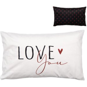 Clayre & Eef BHS36-4 Copricuscino 30x50 cm Nero...