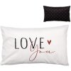 Clayre & Eef BHS36-4 Copricuscino 30x50 cm Nero Bianco Design Romantico