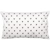 Clayre & Eef BHS36-5 Copricuscino 30x50 cm Bianco Nero