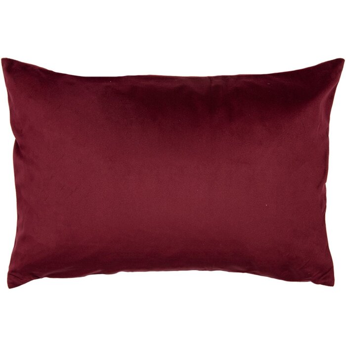 Clayre & Eef KT036.053BU Copricuscino 35x50 cm in poliestere rosso stile country