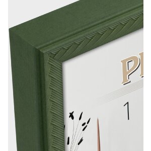 Cornice per quadri ZEP Levanto polistirolo struttura a nido dape vetro trasparente verde marrone grigio