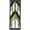 LumiLamp 5LL-6361 Lampada da parete Tiffany Beige Verde 14x16x40 cm E27 Vetro Metallo
