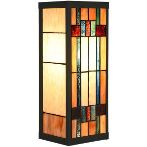 LumiLamp 5LL-6362 Lampada da parete Tiffany Beige Brown...