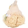 Pollo decorativo Clayre & Eef stile country beige 10x11x13 cm