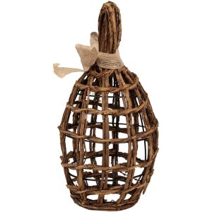 Clayre & Eef coniglio decorativo in rattan naturale...