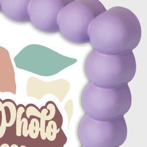 ZEP portafoto in legno Pop 10x15 13x18 15x20 cm profilo a sfera verde blu viola