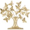 Mauro Ferretti decorazione albero della vita con farfalle 31x8x30 cm color oro