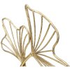 Mauro Ferretti scultura Leaf Glam Gold 25x8,5x35 cm