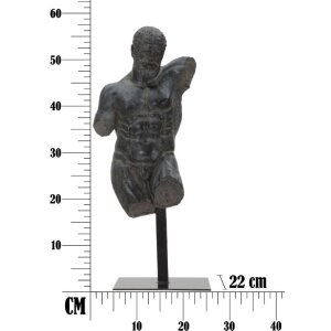Mauro Ferretti Scultura Museo Uomo 26x22x57,5 cm nero