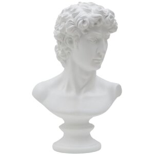 Mauro Ferretti scultura romana 21,5x14,5x34 cm bianco