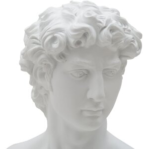 Mauro Ferretti scultura romana 21,5x14,5x34 cm bianco