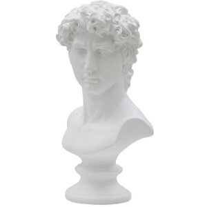 Mauro Ferretti scultura romana 21,5x14,5x34 cm bianco