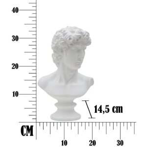 Mauro Ferretti scultura romana 21,5x14,5x34 cm bianco