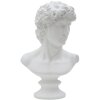 Mauro Ferretti scultura romana 21,5x14,5x34 cm bianco