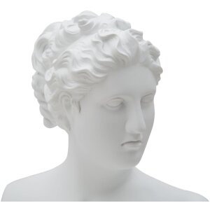 Mauro Ferretti scultura Donna romana 21,5x14,5x34 cm bianco