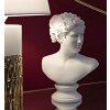 Mauro Ferretti scultura Donna romana 21,5x14,5x34 cm bianco