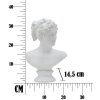 Mauro Ferretti scultura Donna romana 21,5x14,5x34 cm bianco
