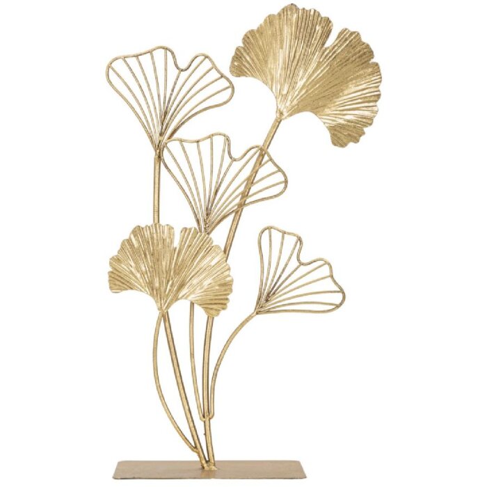 Mauro Ferretti scultura Leaf 26x11,5x44,5 cm oro