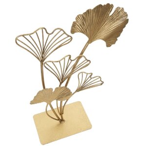Mauro Ferretti scultura Leaf 26x11,5x44,5 cm oro