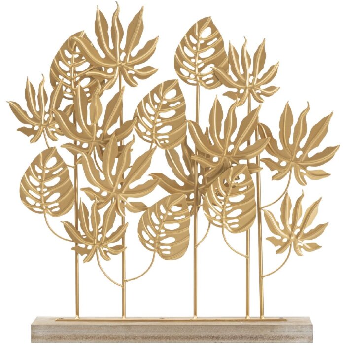 Mauro Ferretti scultura Palma 56x10x57,5 cm oro