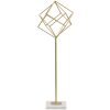 Mauro Ferretti scultura Cubo 16x18x52,5 cm oro-bianco