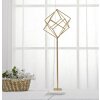 Mauro Ferretti scultura Cubo 16x18x52,5 cm oro-bianco