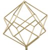Mauro Ferretti scultura Cubo 16x18x41,5 cm oro-bianco