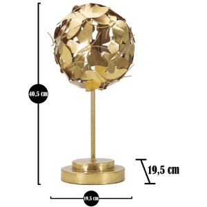 Mauro Ferretti Scultura Farfalla Ø 19,5x40,5 cm oro