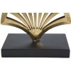 Mauro Ferretti scultura Tripla Foglia 23,5x10x44 cm oro-nero