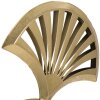 Mauro Ferretti scultura Tripla Foglia 23,5x10x44 cm oro-nero