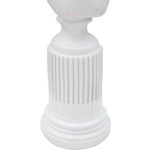 Mauro Ferretti scultura Donna con base 11x10,5x35,5 cm bianco