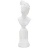 Mauro Ferretti scultura Donna con base 11x10,5x35,5 cm bianco