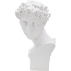Mauro Ferretti scultura Roman Young 20x17,5x30 cm bianco