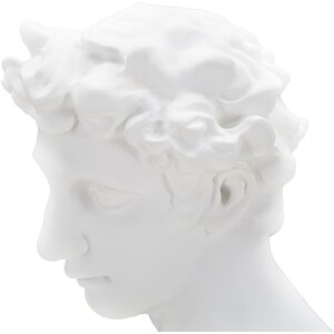 Mauro Ferretti scultura Roman Young 20x17,5x30 cm bianco