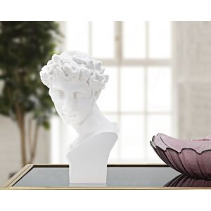 Mauro Ferretti scultura Roman Young 20x17,5x30 cm bianco